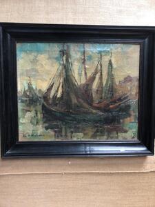 De Meulenaere Ed. Marcel ne, huile sur toile signée en bas à gauche,  45x60cm 